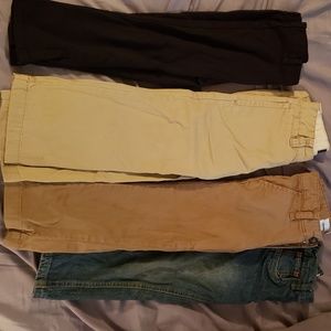 4 pairs of boys jeans/pants and 2 shirts